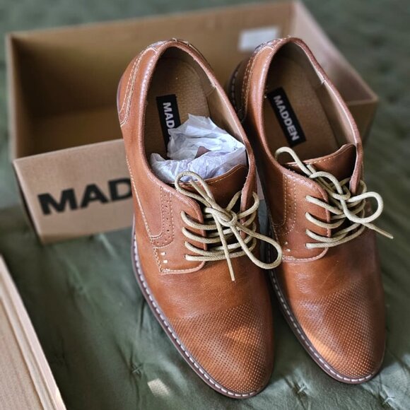 NEW Madden Men\'s Brown Dress Shoes, size 9.5 main image 4